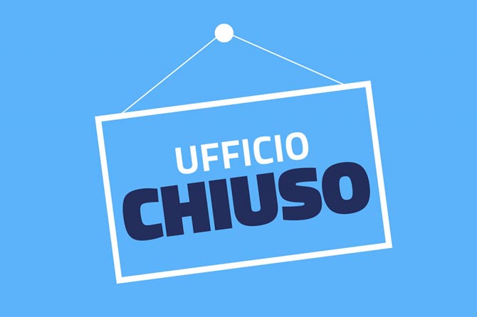 ufficio chiuso