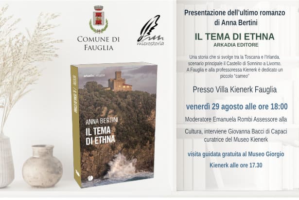 La copertina del libro di Anna Bertini e il frontespizio del volantino