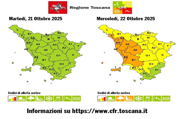 Aree regionali a rischio.