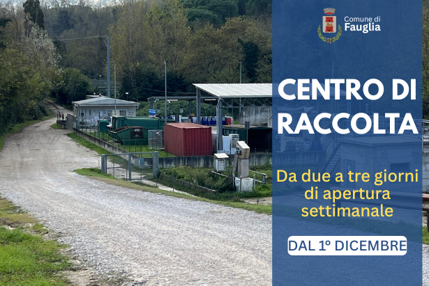 Il centro di raccolta aumenta i giorni di apertura