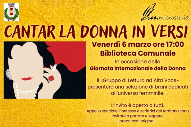La locandina dell'appuntamento del 6 marzo