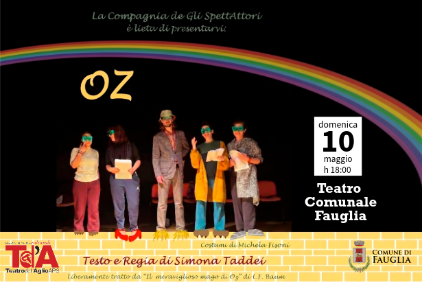 La grafica di "Oz", in scena al Teatro Comunale