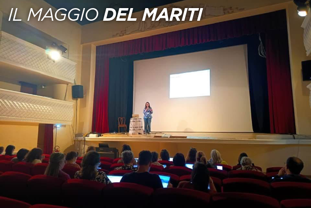 Il Teatro comunale di Fauglia durante il Caffè Digitale