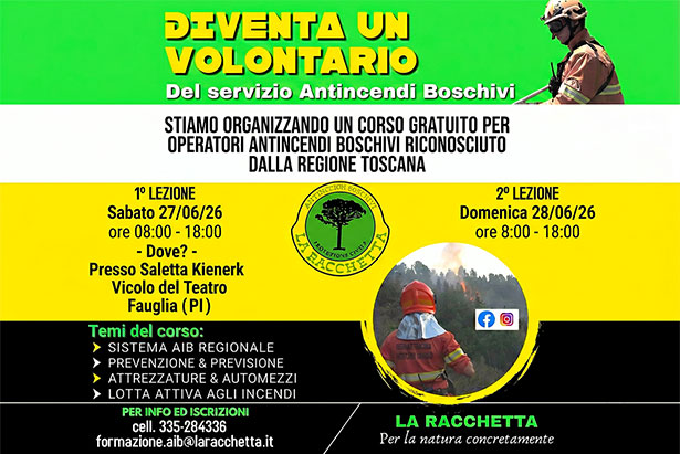 diventa volontario antincendio