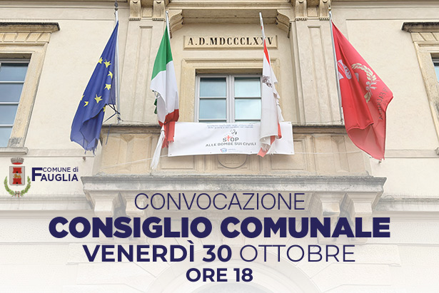 La grafica di convocazione del Consiglio Comunale