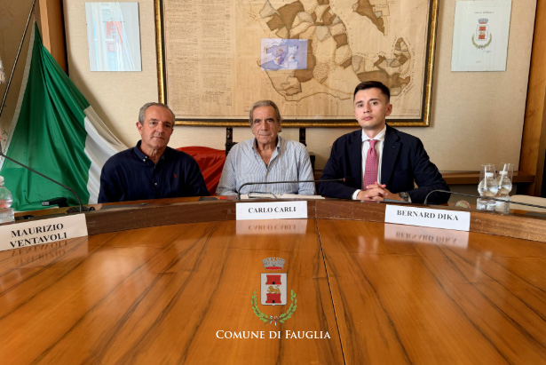 Da sinistra: Maurizio Ventavoli, Carlo Carli e Bernard Dika